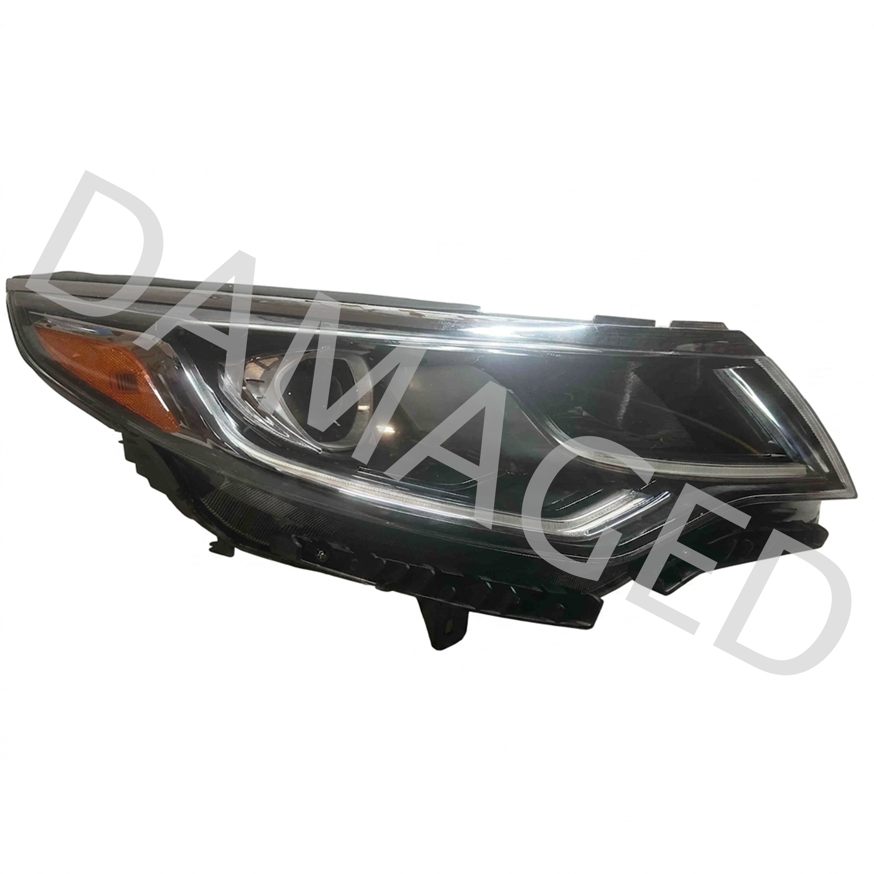 2019 2020 Kia Optima Headlight Assembly Halogen with LED Daytime Running Lamp Passenger Side Damaged