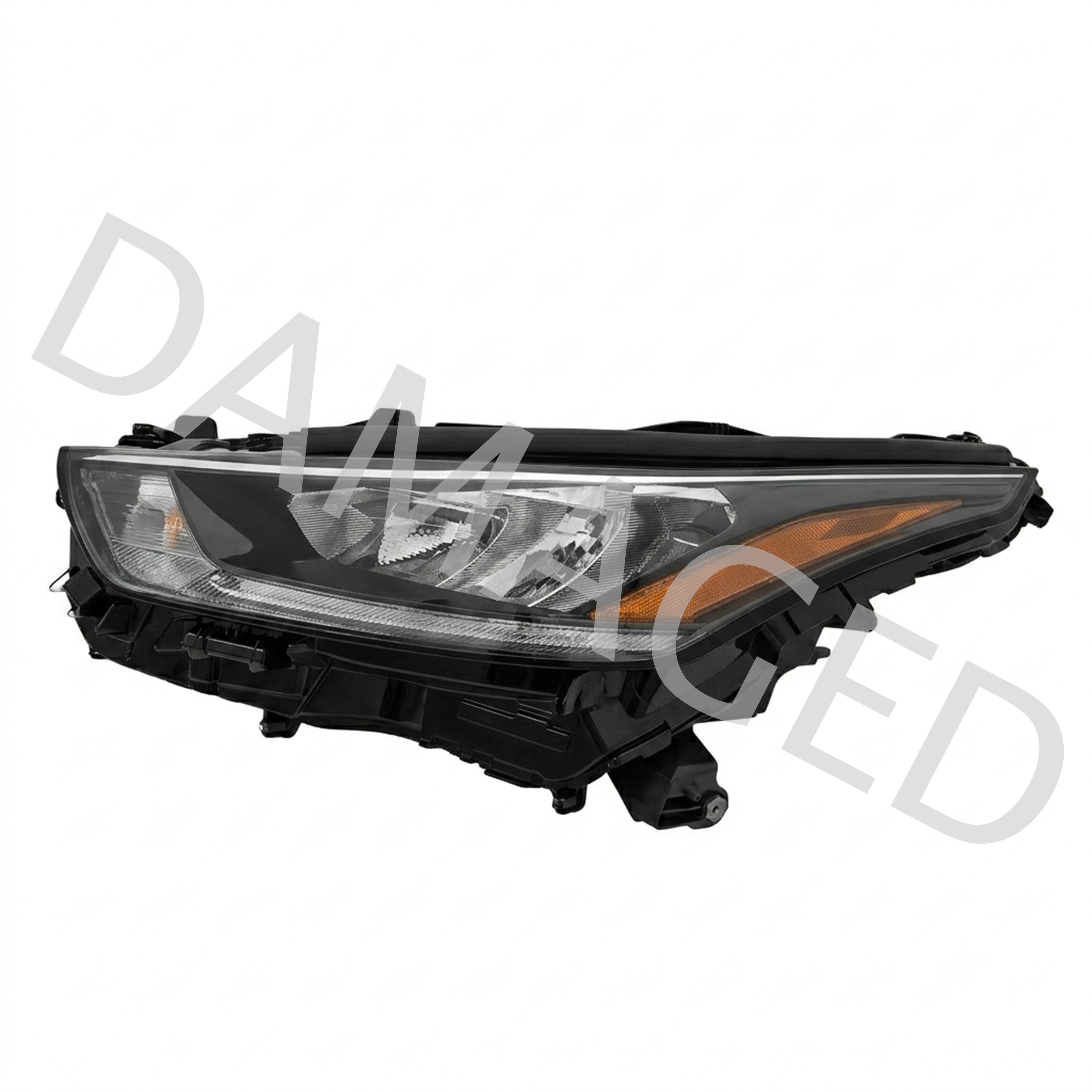For 2020 2021 2022 Toyota Highlander LED Headlight Headlamps Assembly L LE XLE Driver Side LH TO2502293 Damaged