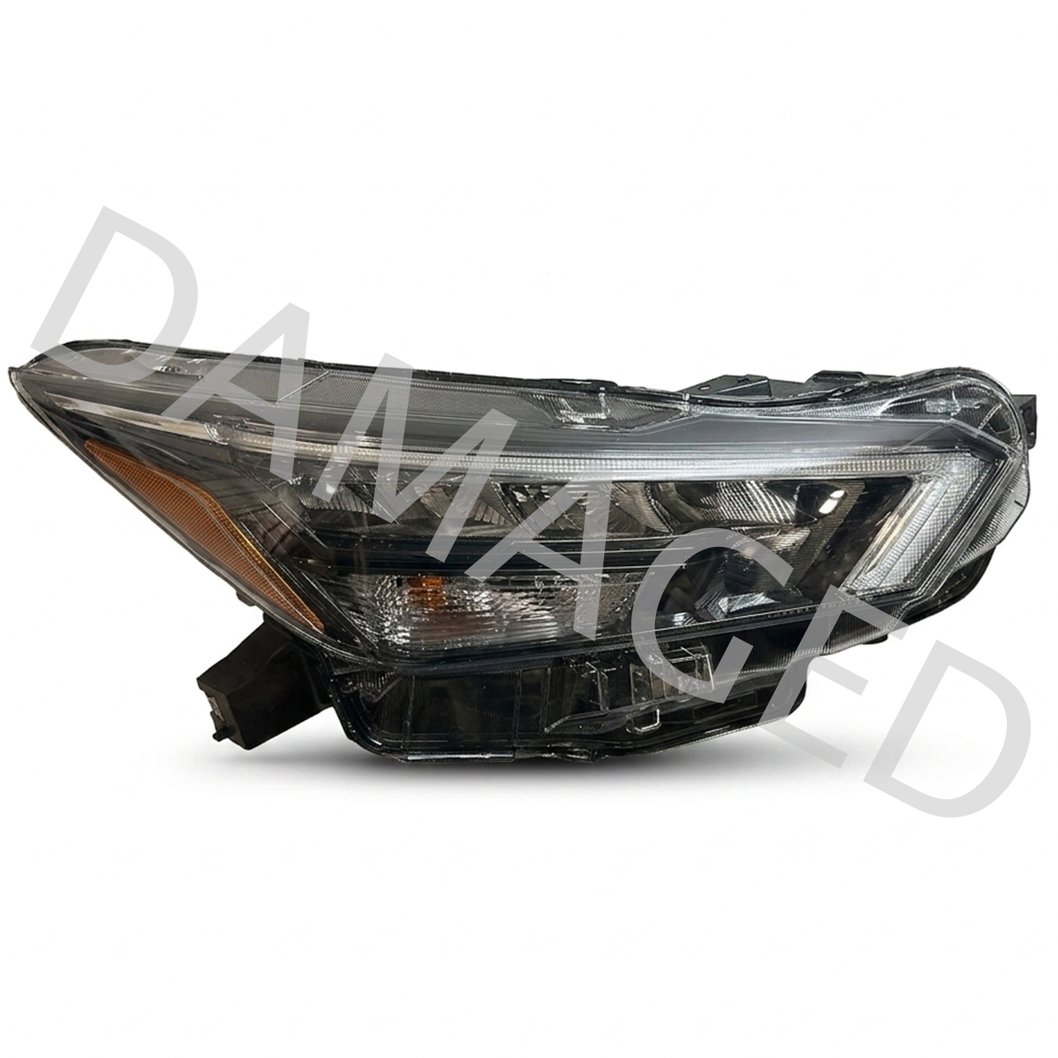 For 2022 2023 2024 Nissan Versa Headlight Headlamp LED Assembly Right Passenger Side RH 260105EE2A Damaged