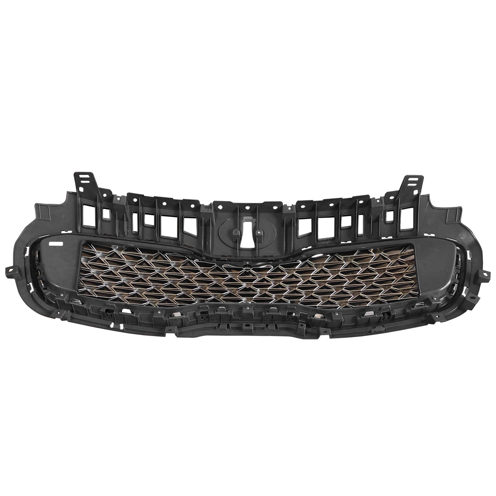 For 2020 2021 Kia Sportage Front Upper Bumper Grille with Chrome Trim Assembly