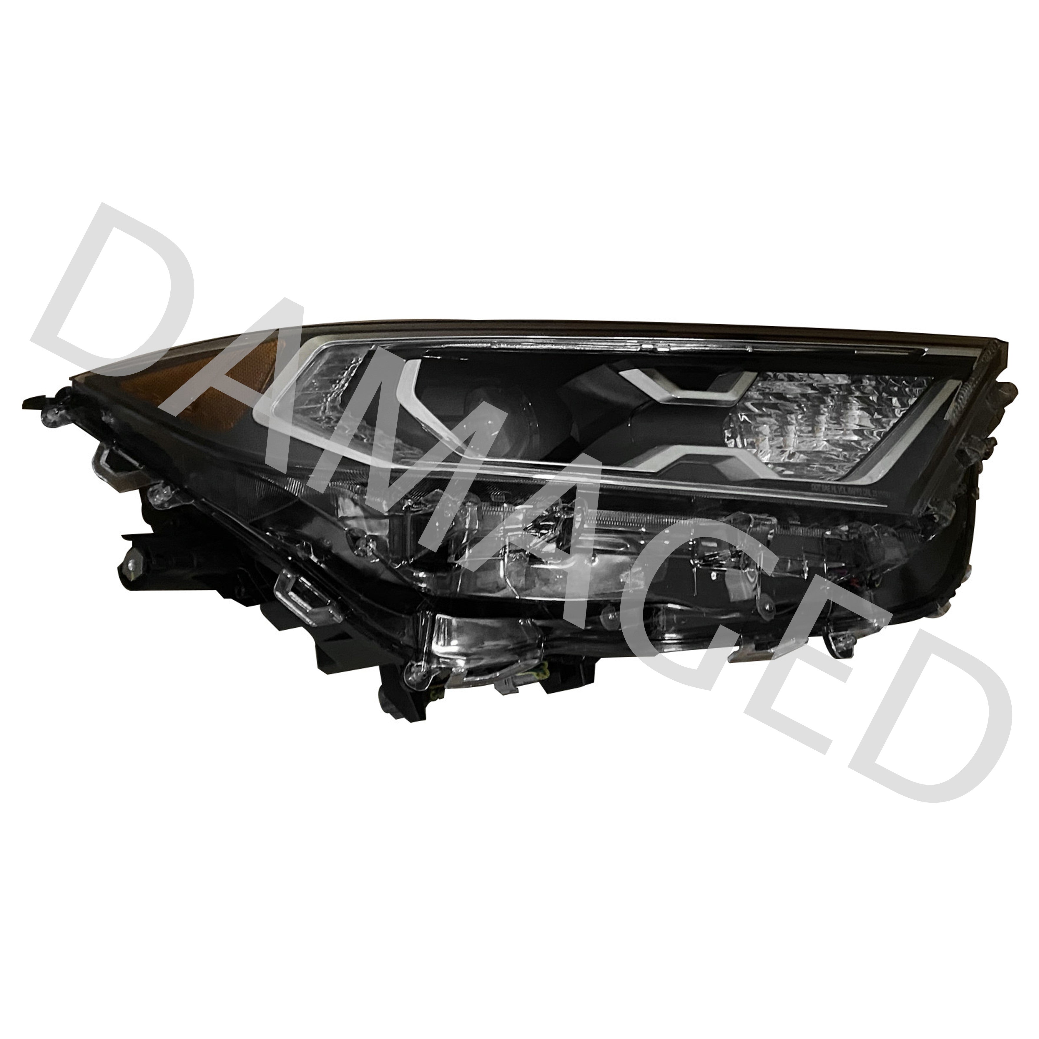 For 2019 2020 2021 2022 Toyota RAV4 Hybrid Front LED Projector Headlight Assembly Right Passenger Side Damaged