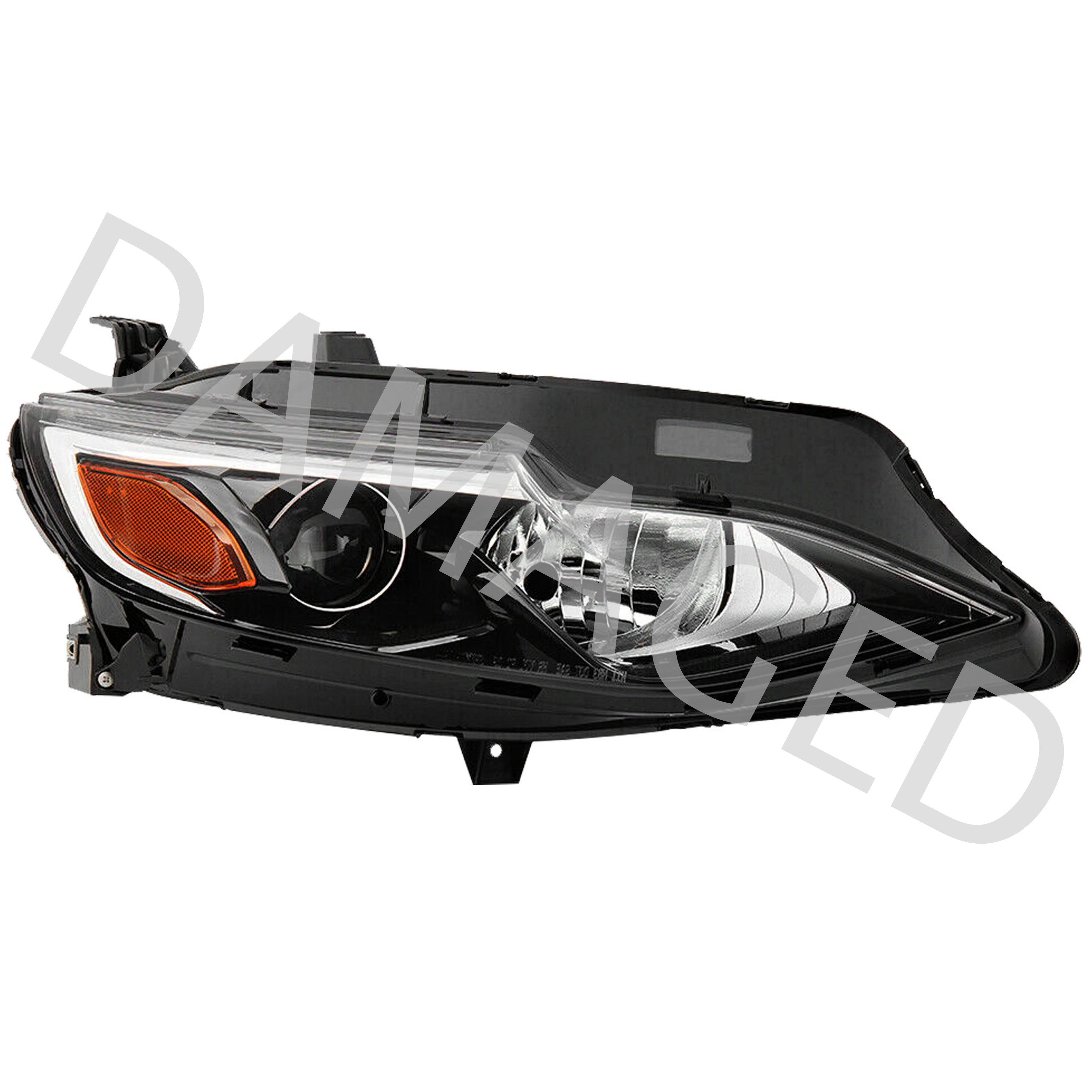 For 2019 2020 2021 2022 2023 Chevy Malibu Headlight Assembly Halogen Passenger Side Damaged