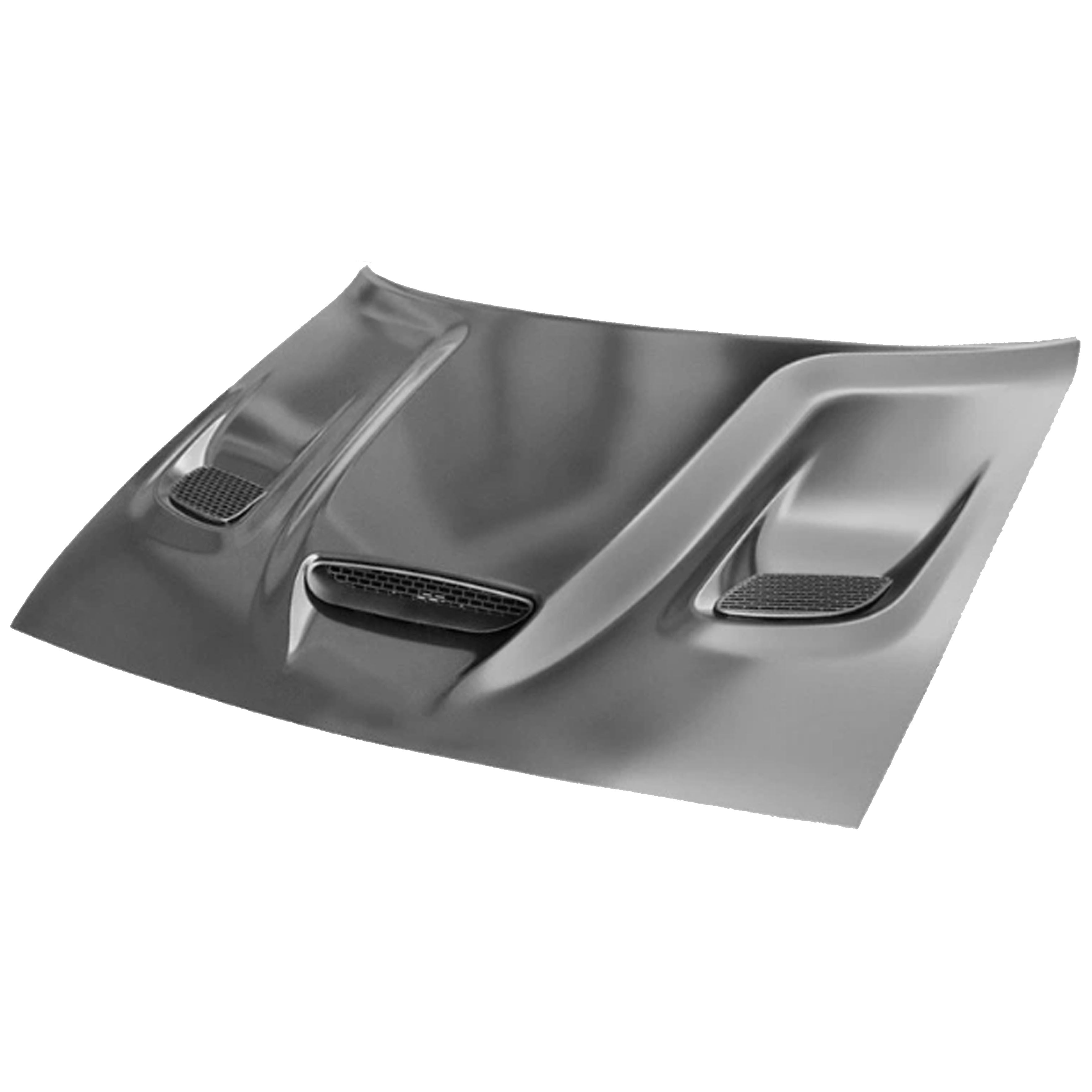 For 2015 2016 2017 2018 2018 2019 2020 2021 2022 2023 Dodge Challenger HELLCAT Front Upper Hood Panel Primed Steel