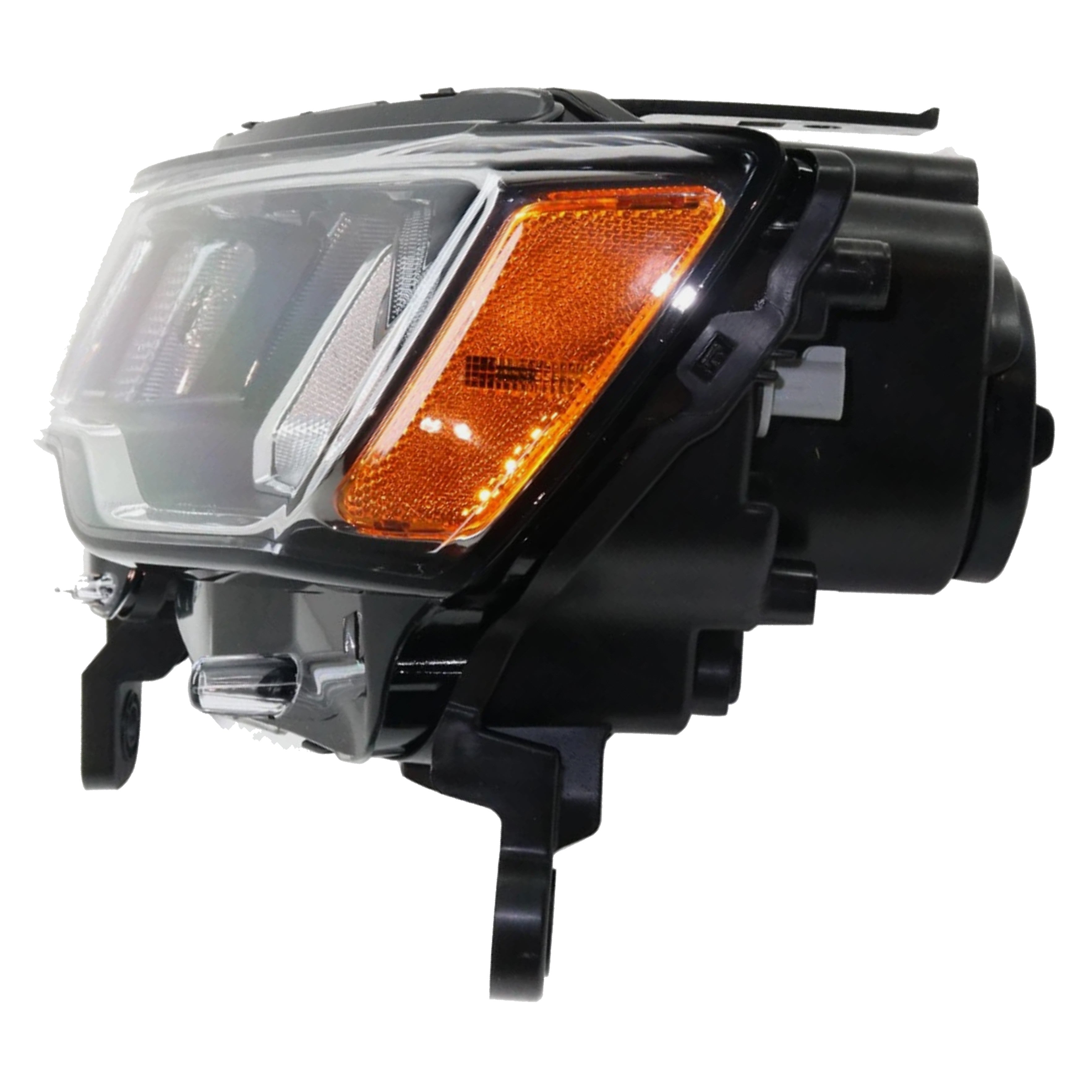 For 2017 2018 2019 Jeep Grand Cherokee Front Headlight Halogen Chrome Trim Assembly Left Driver Side LH 68289235AD