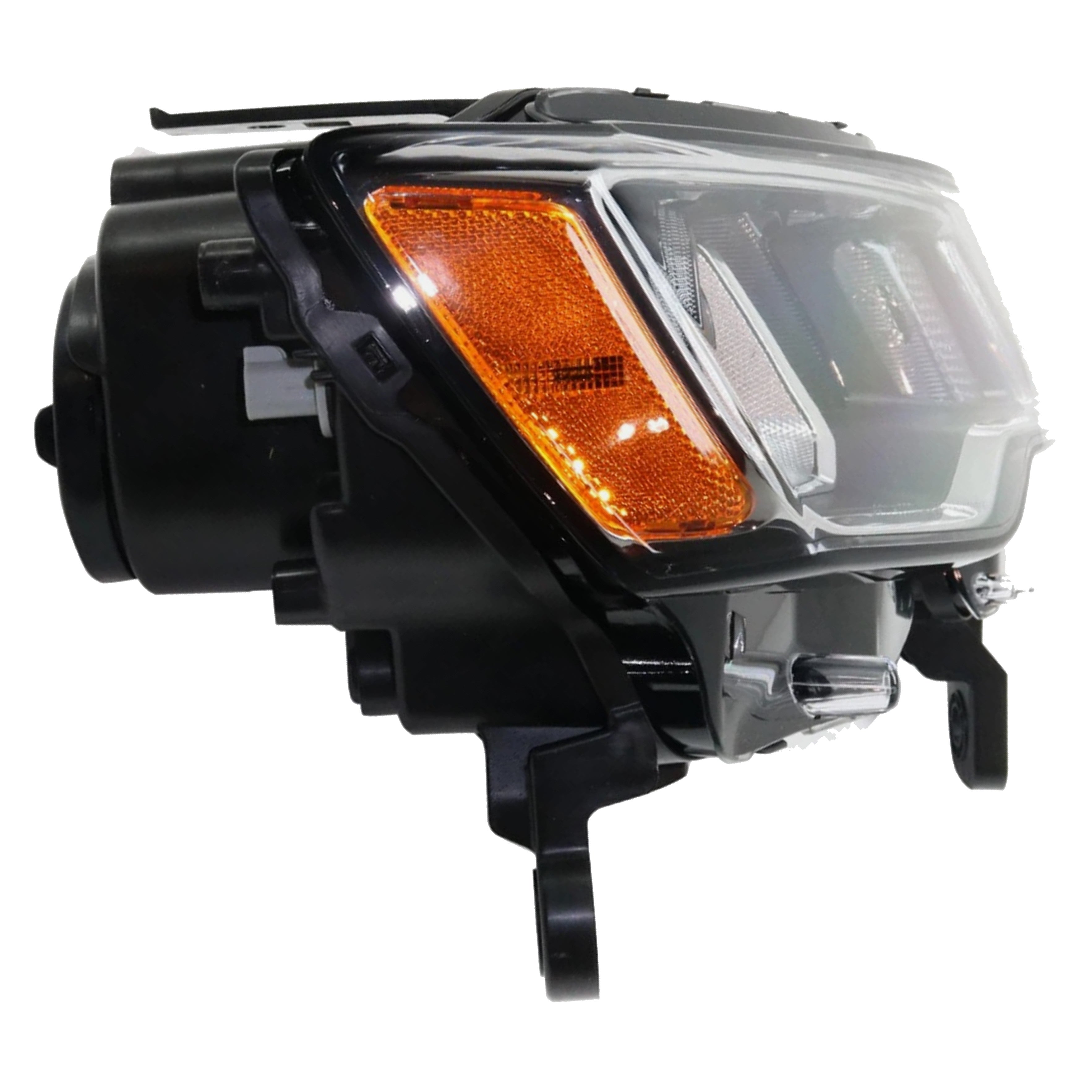 For 2017 2018 2019 Jeep Grand Cherokee Front Headlight Halogen Chrome Trim Assembly Right Passenger Side RH 68289234AD