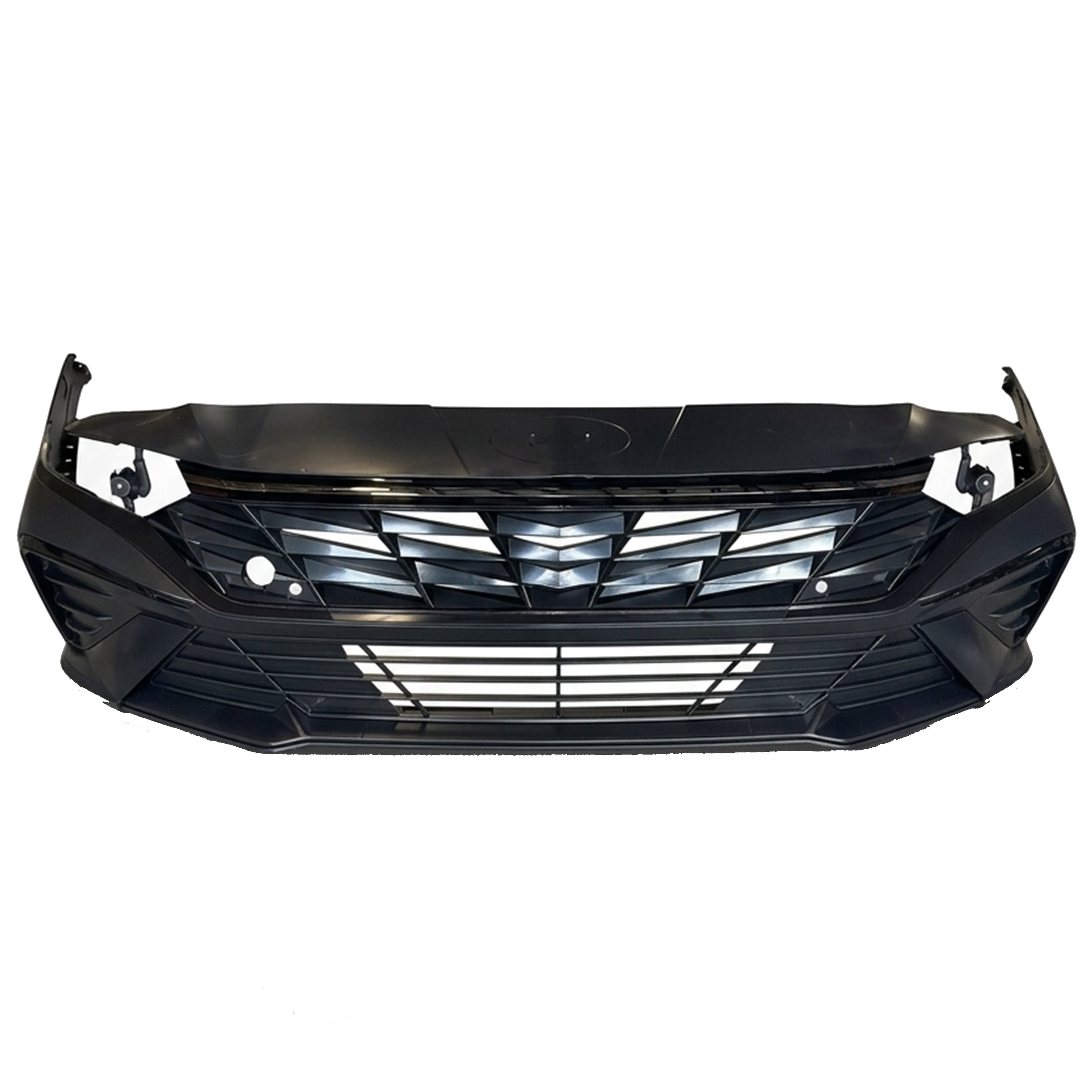 For 2024 2025 Hyundai Elantra Front Bumper Set with Grille Aftermarket Assembly