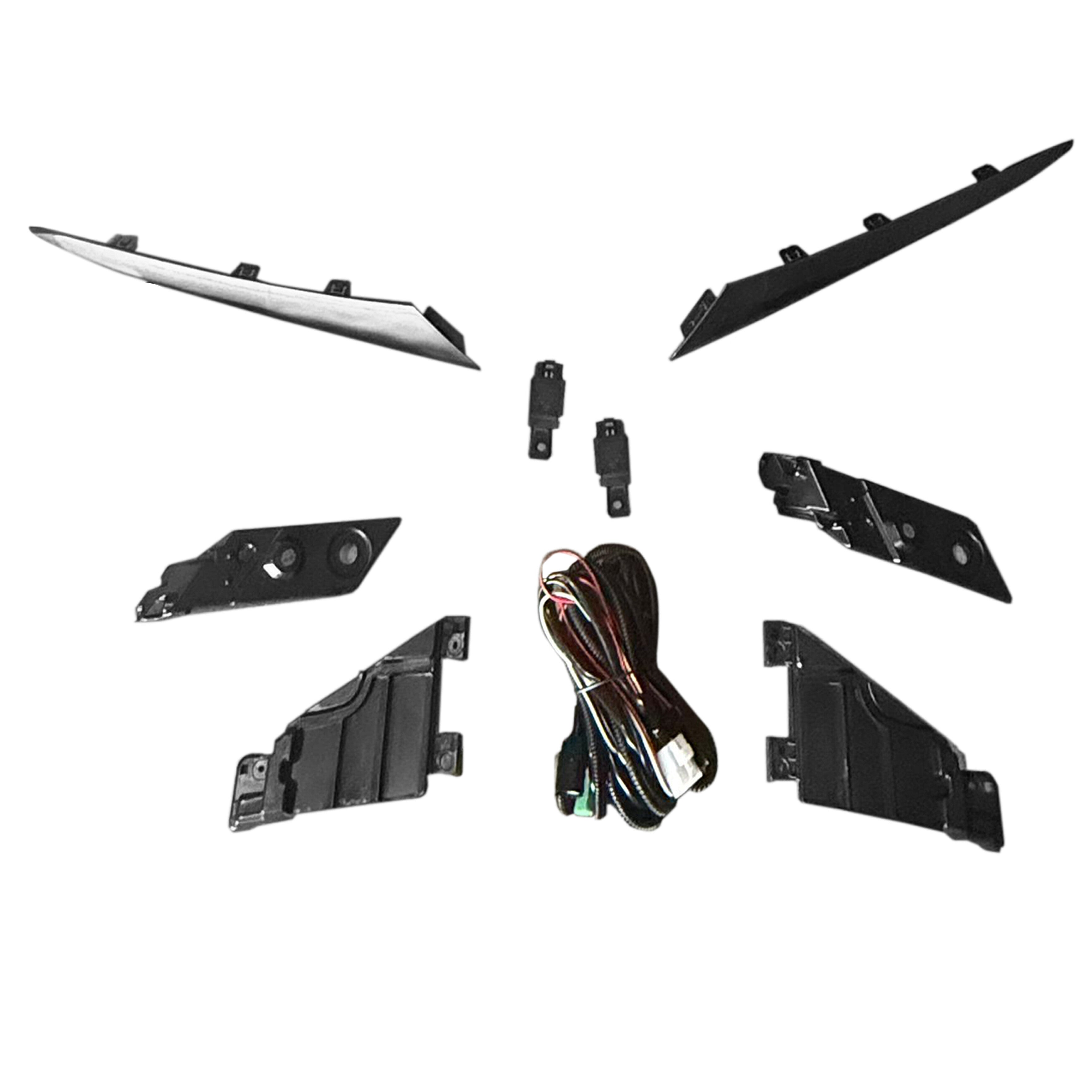 For 2022 2023 2024 Honda Civic Sedan Front Bumper with Grilles and License Plate Assembly Set