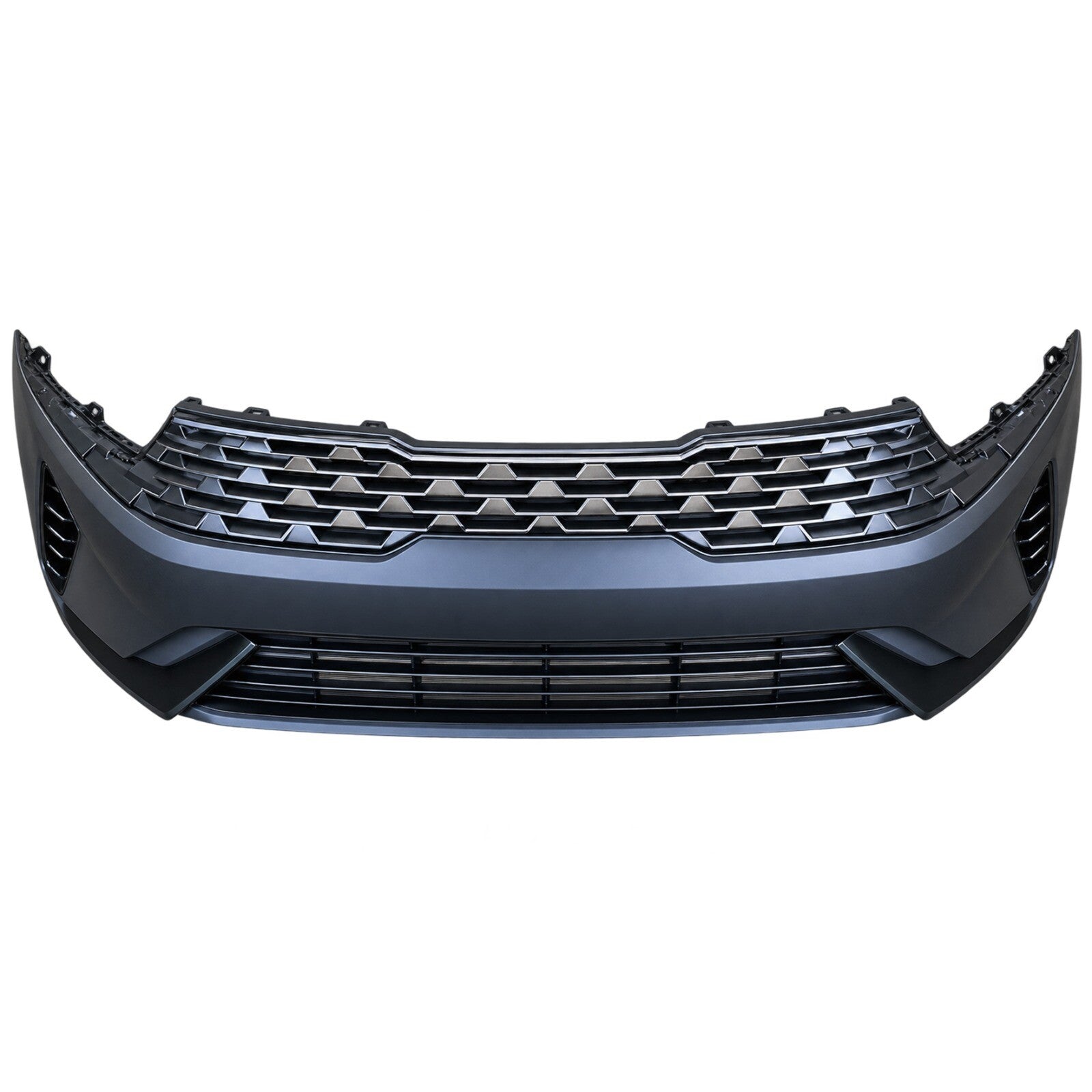For 2022 2023 2024 Kia Forte Front Bumper Assembly w/ Mesh Upper Grille